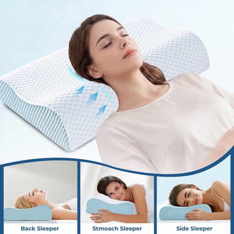 Vccoem Cervical Memory Foam Contour Neck Pillow photo 6