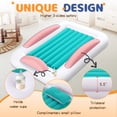 thumbnail image 5 of 63 inch Small Inflatable Bed with Safety Sides and Pump, Portable Air Mattress for Travel, Camping, Home Use, Includes Pillow and Storage Bag, 1 Set, 5 of 6