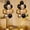 Black & Gold, variant on Frantlna Balloon Stand Kit Floor Centerpieces, with String Light, for Wedding Birthday Party (Blue & Gold)