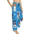 thumbnail image 2 of Haiem Cute Dogs Women's Pajama Pants Ultra Lightweight Pjs Bottoms Sleepwear Bottom Pants With Pocket Drawstring-Large, 2 of 9