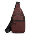 thumbnail image 2 of Sac de Poitrine Sac Bandoulière Sac de Poitrine de Sport Multi-Poches Rangement Portable Sangle Ajustable Compartiments Superposés pour Hommes Femmes Marche Extérieure Voyage Déplacements Gym Randonnée Léger Sac de Transport Quotidien, 2 of 7