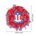 thumbnail image 5 of Independence Day Wreath God Bless America Garland Patriotic Veterans Day Wreath, 5 of 10