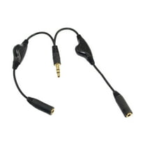 Headphone Splitter 3.5mm 2 Female to 1 Male Y Y Splitter Headset Adapters Cable