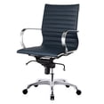 thumbnail image 3 of M365 Vegan Leather Ribbed Office Chair- Chrome Frame, 3 of 5