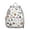 White-9, variant on Watercolor Floral Students Backpack - Aesthetic Blossom and Garden Design with Durable Zippers, Lightweight Water-Repellent Oxford Fabric for Daily Use