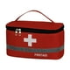 thumbnail image 1 of Bolsa de botiquín de primeros auxilios, bolsas de medicina con mango ligero, ahorro de espacio, tela Oxford, caja médica, cocina, deporte, Almacenamiento y organización del hogar Rojo Grande Billuyoard  HA077081-05, 1 of 6