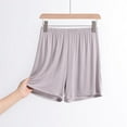 thumbnail image 2 of QATAINLAV Sleeping Shorts Women 2025 Summer Casual Baggy Lounge Wide Leg Shorts Solid Color Plus Loose Fit Comfy Pajama Shorts Gray XXXL Lightning Prime Today, 2 of 7