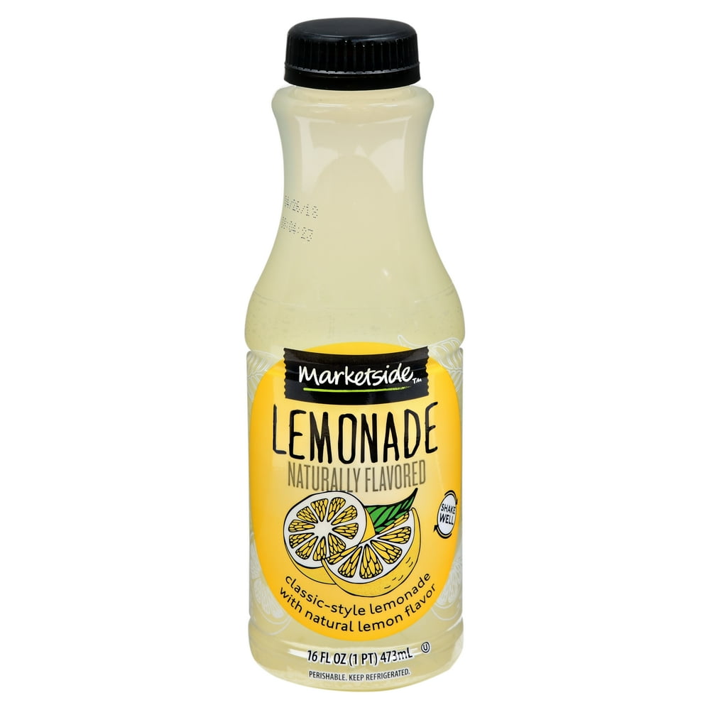 Marketside Naturally Flavored Lemonade, 16 Fl Oz