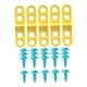 thumbnail image 3 of Kit de construcción de cartón con 5 bisagras para niños con 20 tornillos. Estilo B, 3 of 9