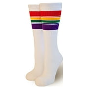Pride Socks Baby Rainbow Striped Tube Socks- Retro T6-10