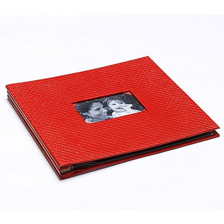 Martha Stewart 12" x 12" Embossed Red Circles Album