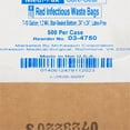 thumbnail image 4 of McKesson infectious Waste Bags - Star-Sealed Bottom, 1.2 mil - Red, 7 gal to 10 gal Capacity, 24 in x 24 in, 500 Ct, 4 of 5