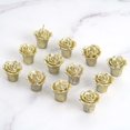 thumbnail image 6 of Efavormart Set of 12 Gold Mini Floating Rose Candle Ideal for Aromatherapy Weddings Party Favors Home Decoration Supplies, 6 of 10