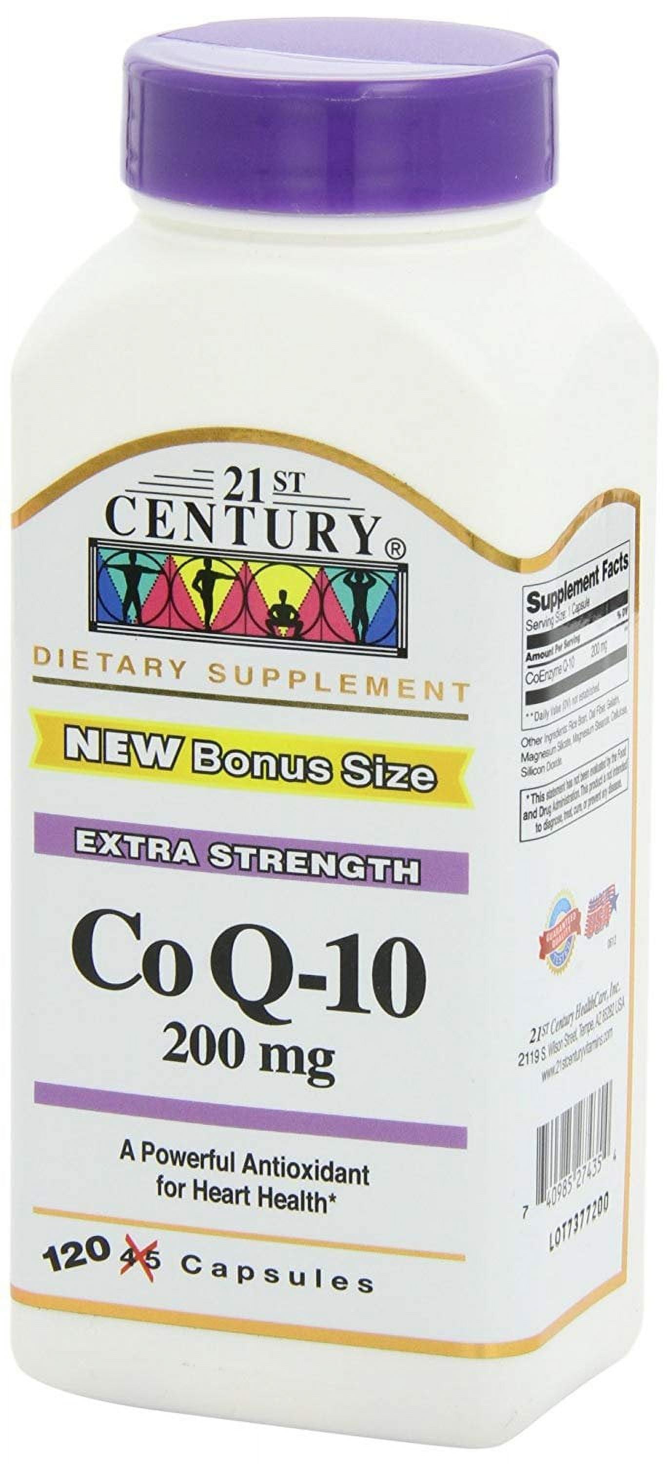 21st Century CoQ10 200 mg Capsules 120 Each