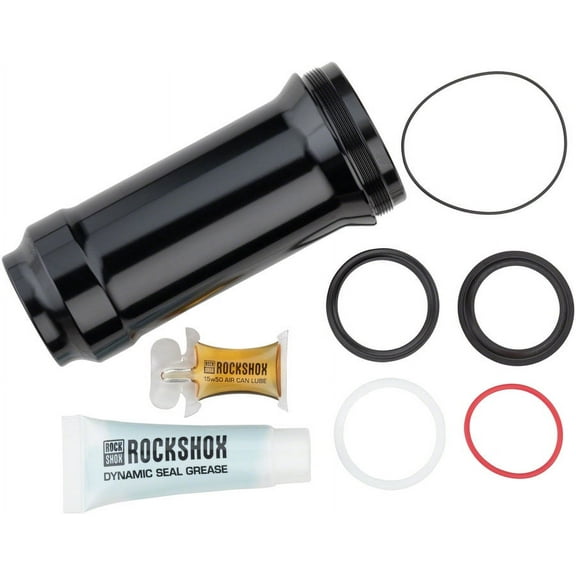 RockShox Rear Shock Air Can Assembly - DebonAir V2, 165/190 x 37.5-45mm, Deluxe/Super Deluxe A1-B2 (2017 ), Black