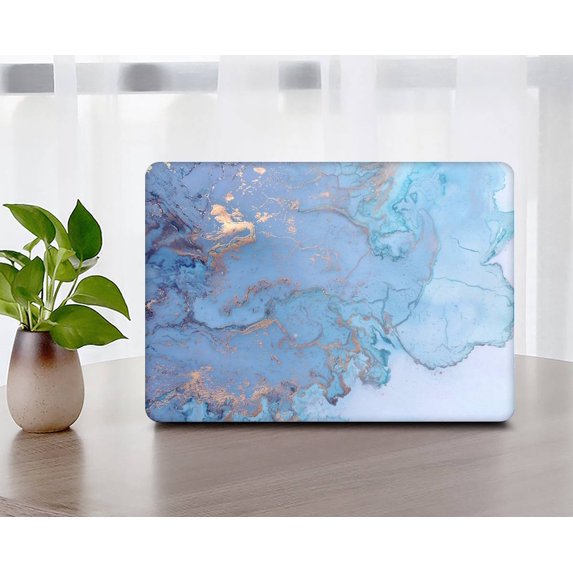 KSK KAISHEK Hard Shell Case Only for 2022/2021/2020/2019/2018 Released Newest MacBook Air 13 inch with Retina Display & Touch ID USB Type-C Model: A2337 m1 A2179 A1932 Marble 33_1