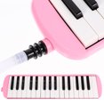 thumbnail image 1 of WASHWEPE 1Set Pink Melodica for Beginners Keyboard Style ABS Plastic 16.7x4.1x1.6in, 1 of 7