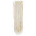 thumbnail image 4 of SAYFUT 18" 22" Straight/Curly Binding Tie up Ponytail Wrap Around Synthetic Hair Extensions Hairpiece One Piece, 4 of 5