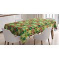 thumbnail image 1 of Ambesonne Colorful Tablecloth Rectangular Table Cover, Whimsical Floral Art, 60"x84", Multicolor, 1 of 3