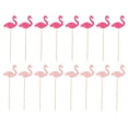 thumbnail image 3 of SKISUNO Flamingo Cupcake Toppers Assorted Color Paper Cake Picks for Decoration 100 Pcs, 3 of 8