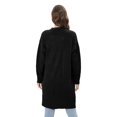 thumbnail image 5 of EFINNY Women's Lightweight Mid-Length Cardigan Sweater Long Sleeve Basic Knit Cardigan Lounge Open Front Sweater Outwear with Pockets, 5 of 7
