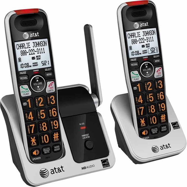 AT & T CRL81212 Caller ID Announce 2 Cordless Handset with Visual