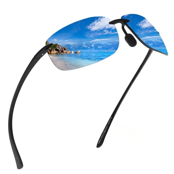 Gafas Deportivas JIM HALO TR90 Sin Montura UV400 para Hombre y Mujer