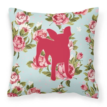 Carolines Treasures Chihuahua Shabby Chic Blue Roses Fabric Custom Decorative Outdoor Pillows On Sale Carolines Treasures Chihuahua Shabby Chic Blue Roses Fabric Custom Decorative Outdoor Pillows On Sale