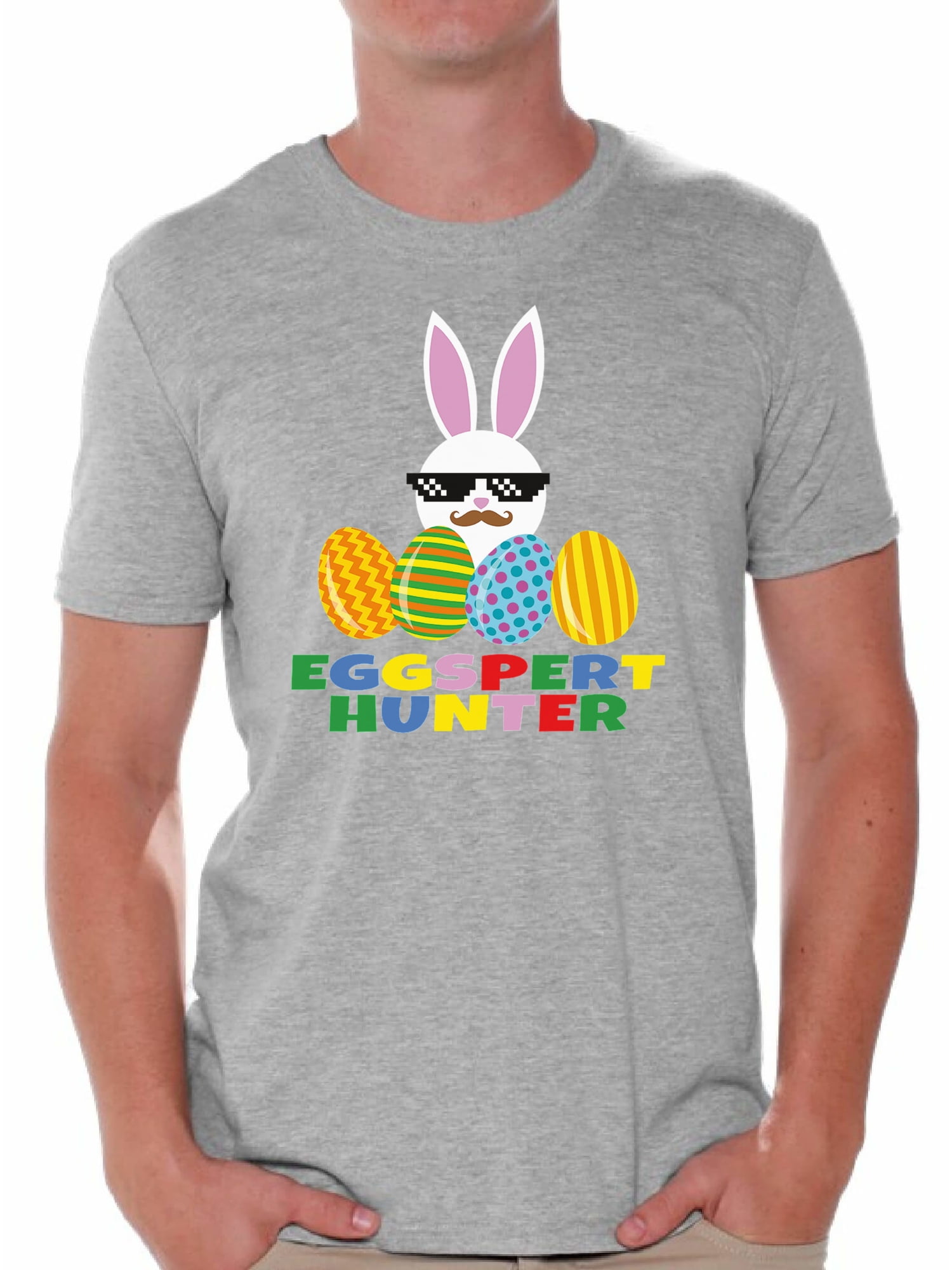 Awkward Styles - Awkward Styles Eggspert Hunter Tshirt Easter T Shirt Men Easter Gifts for Him