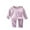 #0022-Purple, variant on Cowsor Newborn Girl Clothes Baby Boys Sweatsuit Hooded Fleece Pullover and Pants Outfits Set Winter Loungewear 2 Piece