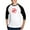 Black/White, variant on CafePress - No Puffin' Baseball Jersey - Cotton Baseball Jersey, 3/4 Raglan Sleeve Shirt