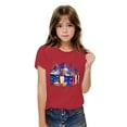 thumbnail image 5 of ZACPNCV July 4th Shirts for Boy Girl Crew Neck Short Sleeve Shirt Casual Graphic Patriotic Tunic Tops Summer T Shirts Red 9-10 Years, 5 of 9