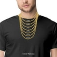 thumbnail image 6 of 14K Yellow Gold 1.50MM Rope (Diamond Cut) Chain Necklace for Men and Women ( Unisex ), 16"-24", 6 of 7