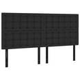 thumbnail image 6 of vidaXL Headboards 2 pcs Black 31.5"x2"x30.7"/34.6" Faux Leather, 6 of 72