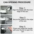 thumbnail image 5 of 3pcs Jar Opener for Weak Hands – Multifunctional Adjustable Stainless Steel Can & Bottle Opener, Manual Jar Lid Gripper Tool for Seniors, 5 of 9