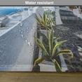 thumbnail image 6 of Ambesonne Summer Place Mats Set of 4, Oia Village in Santorini, Standard Size, Blue and White, 6 of 6