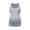 Light Blue, variant on Gyujnb Round Neck Racerback Maternity Tank Top Vertical Ribbed Soft Stretch Knit Dual Side Ruched Waist Lightweight Breezy Seamless Cami Layering Top ,XL