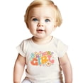 thumbnail image 6 of Birthday Girl Groovy Flowers Shirt for All-Ages Birthday Outfit for Baby and Toddler Youth Girls Natural Shirt 18 Months, 6 of 7