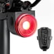 thumbnail image 1 of (2 piezas) Luz trasera de freno de bicicleta USB recargable inalámbrica antirrobo alarma luz trasera automática LED rojo intermitente luces traseras impermeable ciclismo de carretera luz est, 1 of 4
