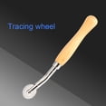 thumbnail image 2 of New Arrival Practical Stainless Steel Fabric Serrate Tracing Wheel Sewing Tool With Wood Handle, 2 of 8