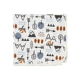 thumbnail image 6 of Modern Moments by Gerber Baby & Toddler Boys XL Ultra Soft Swaddle Blankets, 2-Pack, Outdoor Blue, 6 of 11
