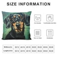 thumbnail image 5 of Orinice Dog Graphic Decorative Cotton Linen Pillow Cover for Home Living Room Sofa Bed, 1PC 24x24in, 5 of 5