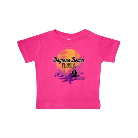 

Inktastic Daytona Beach Florida Sunset Gift Baby Girl T-Shirt