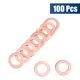 thumbnail image 4 of Arandela plana de cobre de 100pcs 6mm x 10mm x 1mm para tornillo de tornillo, 4 of 5