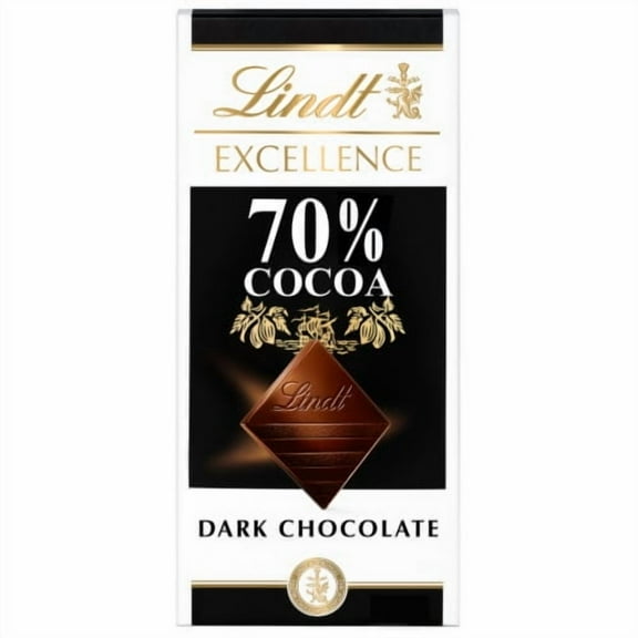 2X - Lindt EXCELLENCE 70% Cocoa Dark Chocolate Candy Bar