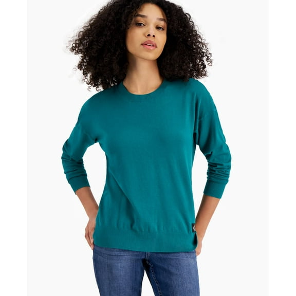 Calvin Klein Womens Long-Sleeve Crewneck Sweater