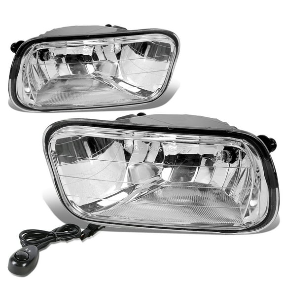 DNA Motoring FL-ZTL-808-CH For 2009 to 2012 Dodge Ram DS / DJ Pair Bumper Driving Fog Lights   Switch (Clear Lens) 10 11