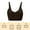 Black, variant on High Quality Single Handed Front Buckle Nursing Bra Breathable Women Breastfeeding Underwear Seamless Maternity Bra Push Up