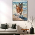 thumbnail image 5 of Belgian Tervuren Dog Canvas Wall Art Puppy Print Pet Paintings Artwork, Belgian Tervuren Dog Painting Poster Home Decoration Kids Bedroom Decor Framed, 5 of 6