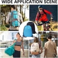 thumbnail image 4 of 2Pcs 2 Colors Drawstring Bags Waterproof String Backpack Bag Cloth Lightweight Gym Storage Draw Strings Back Cinch Sack Knapsack for Men Women Swimming Travel Beach Sports 16.5x13.6in Colorful, 4 of 9